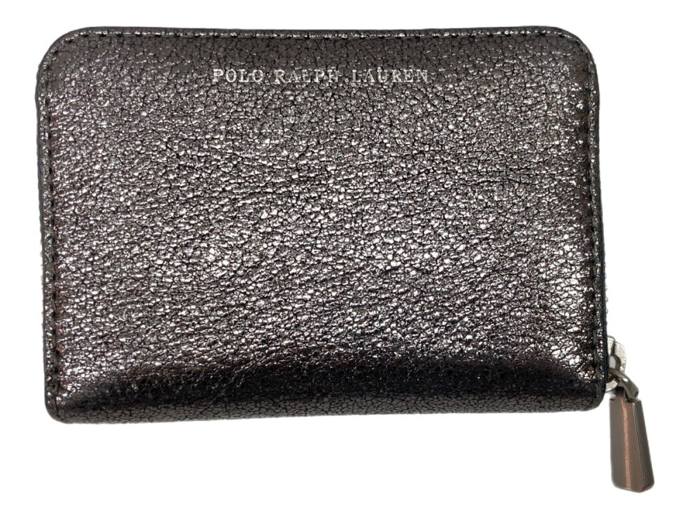 ラルフローレン RalphLauren ポロ POLO Metallics Leather Small Zip