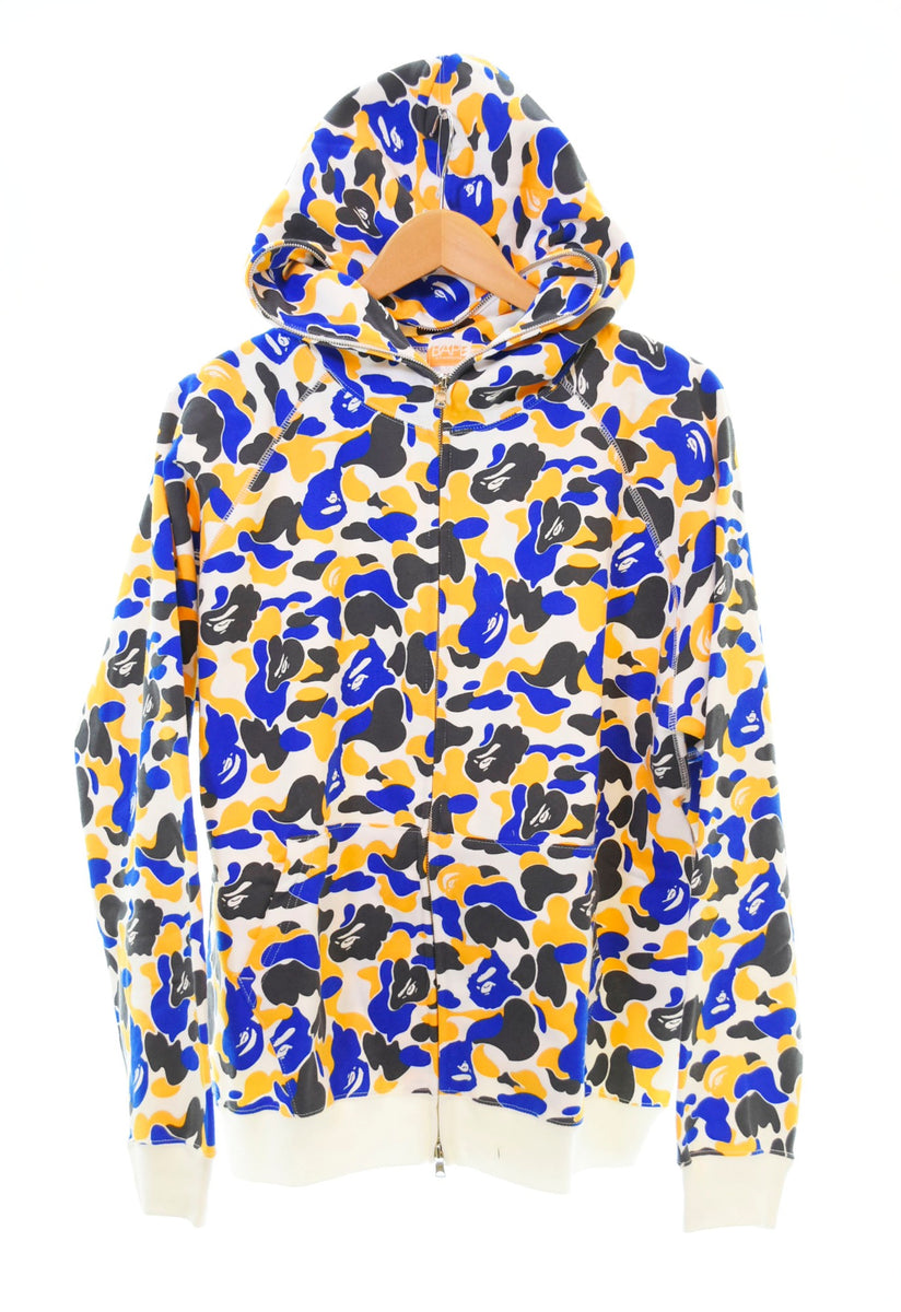 アベイシングエイプ A BATHING APE 前橋限定 BAPE camo 総柄 パーカー パーカ ホワイト Mサイズ 103MT-1121 |  古着通販のドンドンサガール