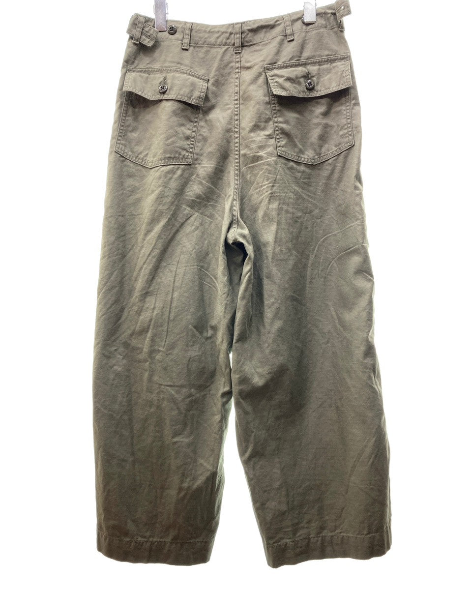 ニードルス Needles 23AW H.D. Pant Fatigue ヒザデル ファティーグ カーキ NS234 カーゴパンツ 無地 カーキ XS  104MB-18