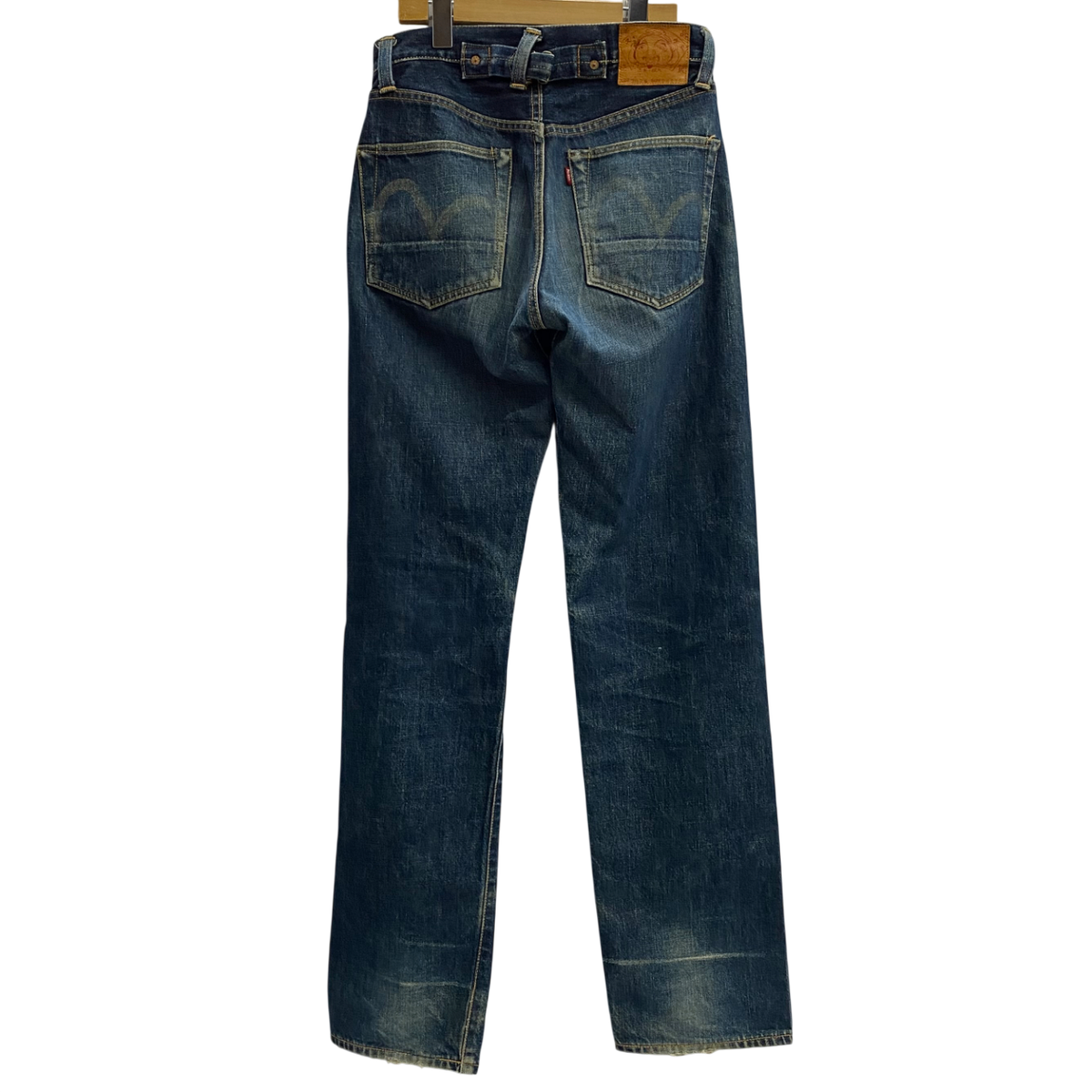 エヴィス EVISU カモメ シンチバック セルビッジ デニムパンツ デニム