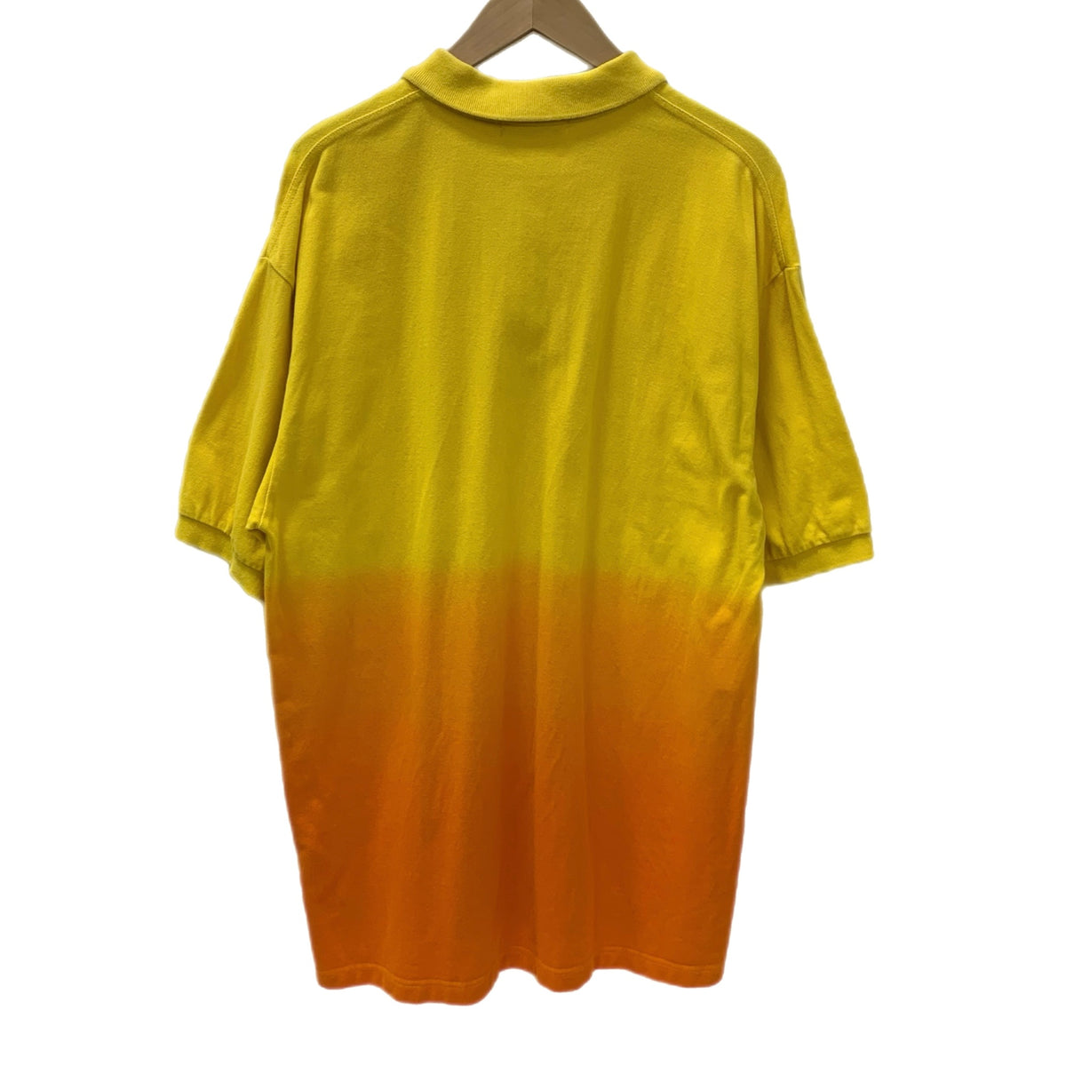 A BATHING APE ポロシャツ ハイビスカス柄 黄色 A BATHING APE