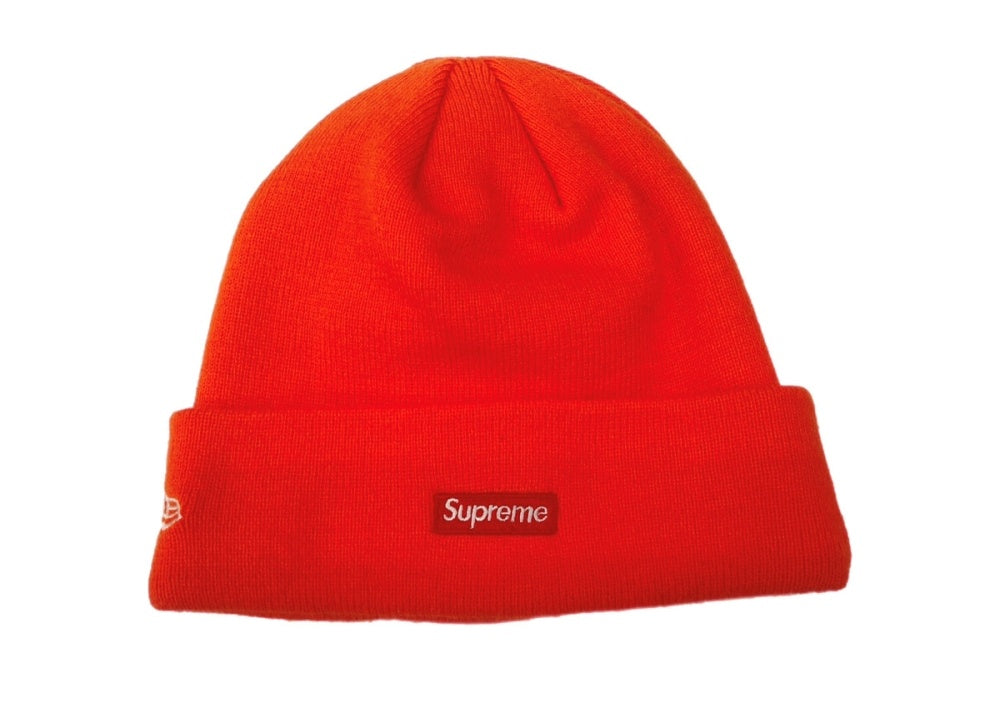 SUPREME ボックスロゴ ビーニー 赤 Supreme シュプリーム × NEW ERA