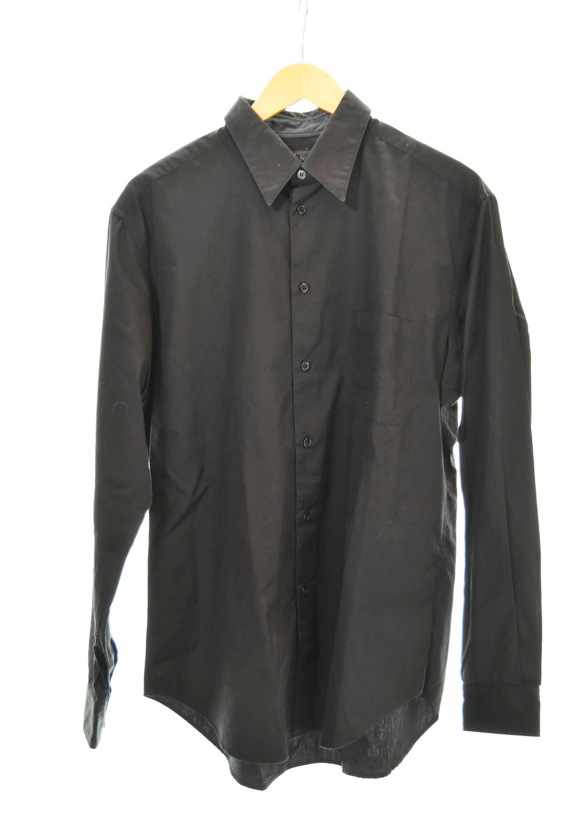 ヨウジヤマモトコスチュームドオム YOHJI YAMAMOTO COSTUME D' HOMME SUITS BROAD REGULAR SHIRT  長袖シャツ 黒 HR-B83-050 3 長袖シャツ ブラック 103MT-1092 | 古着通販のドンドンサガール