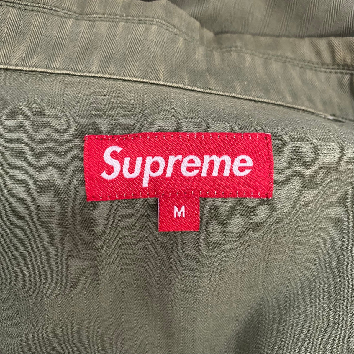 シュプリーム SUPREME 11SS USMC Shirt シャツジャケット グリーン M