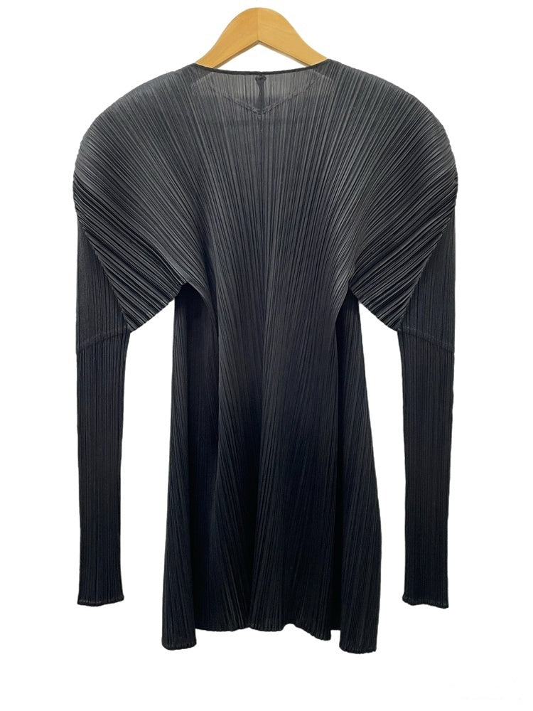 プリーツプリーズ イッセイミヤケ 比翼仕立て ジャケット ブルゾン カーディガン BASICS – isseymiyake.com