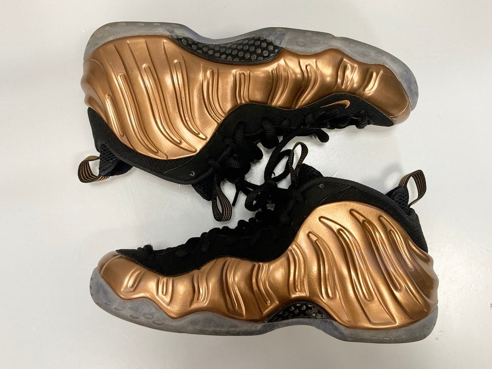 ナイキ NIKE AIR FOAMPOSITE ONE エアフォームポジット ワン METALLIC COPPER メタリック 314996-007  メンズ靴 スニーカー ブラック 28cm 101-shoes1454