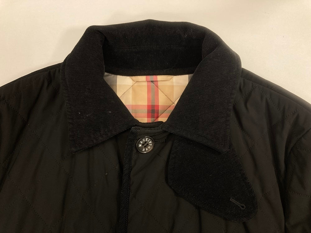 マッキントッシュ Mackintosh 中綿キルティングジャケット 黒 G1F24
