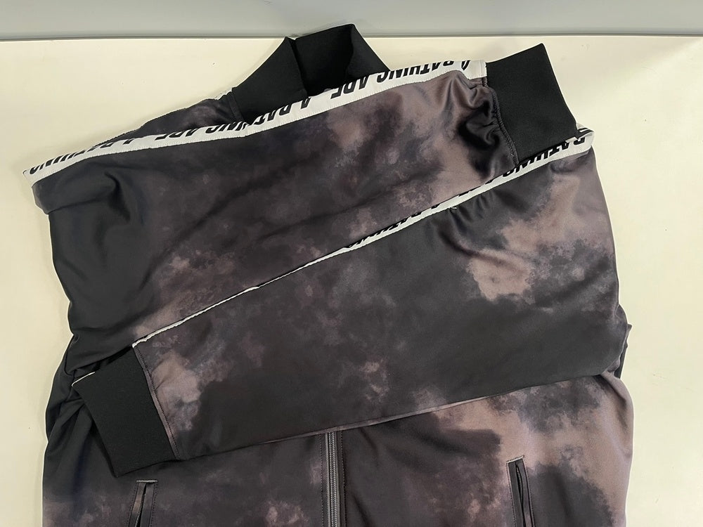 A BATHING APE ブラックジャージ A BATHING APE アベイシングエイプ 0ZXSWM113003N JACQUARD