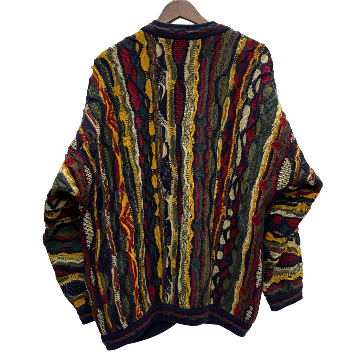 曜日割引対象外】 クージー COOGI 90's 3Dニットカーディガン