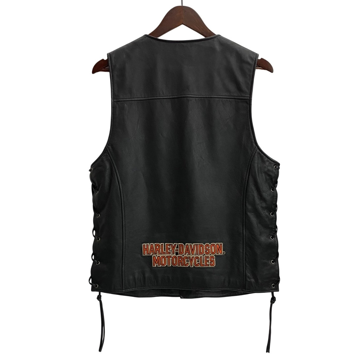 HARLEY-DAVIDSON レザーベスト ブラック