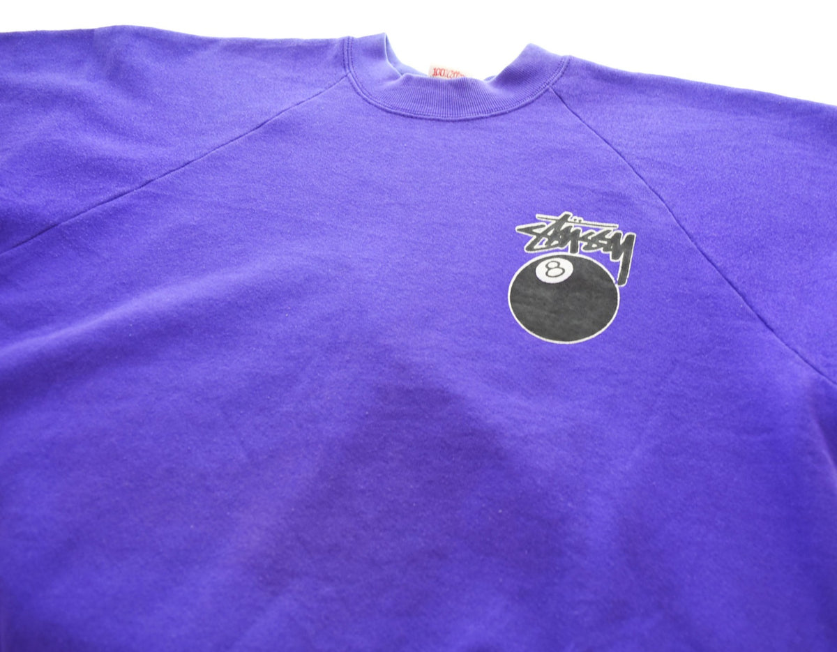 ステューシー STUSSY 90's OLD STUSSY Sweatshirt 8ball オールド