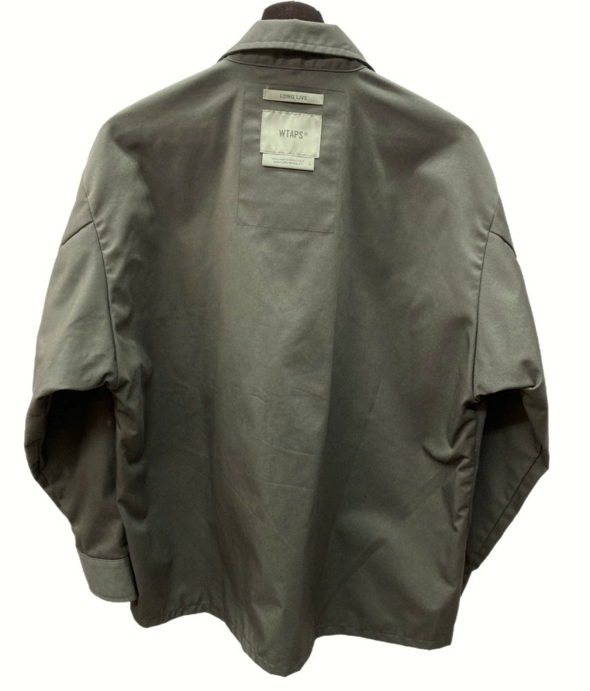 ダブルタップス WTAPS Jungle LS Ctpl. Twill. Dot Sight ジャングル ツイル ドット サイト Olive Drab  オリーブ ドラブ KHAKI 緑 222WVDT-SHM03 SIZE1 ジャケット 刺繍 カーキ 104MT-759 | 古着通販のドンドンサガール