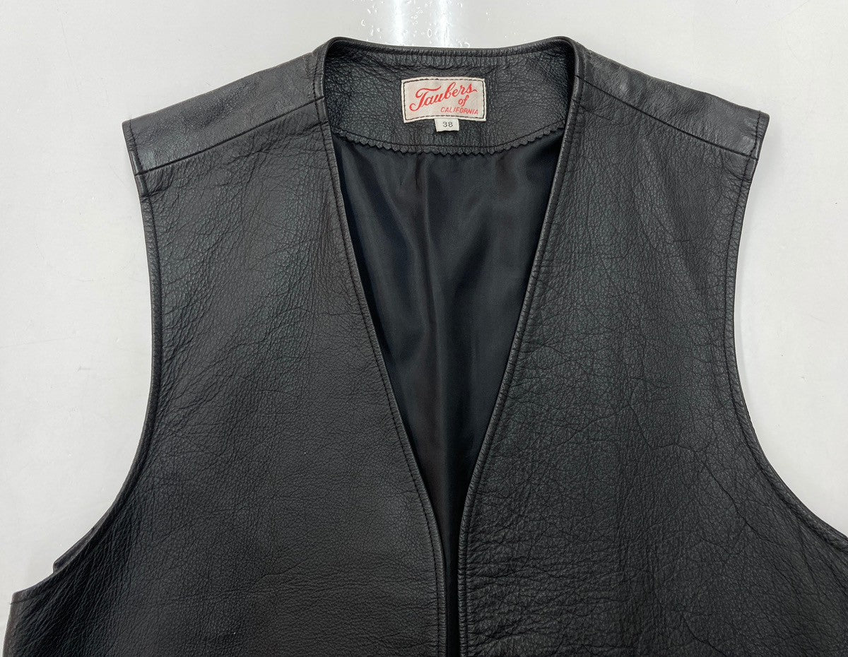 ヴィンテージ vintage TAUBERS OF CALIFORNIA レザー ベスト Leather
