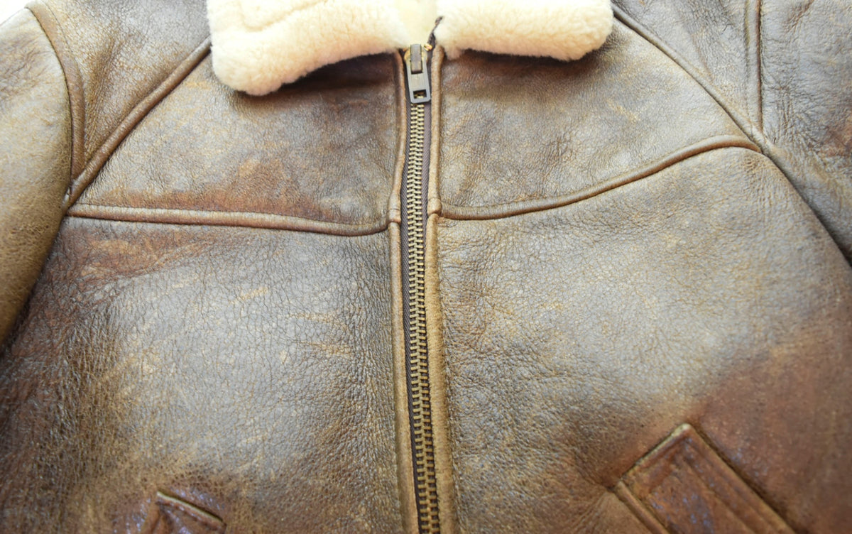 ショット SCHOTT ムートンジャケット B-6 フライトジャケット 茶 1585