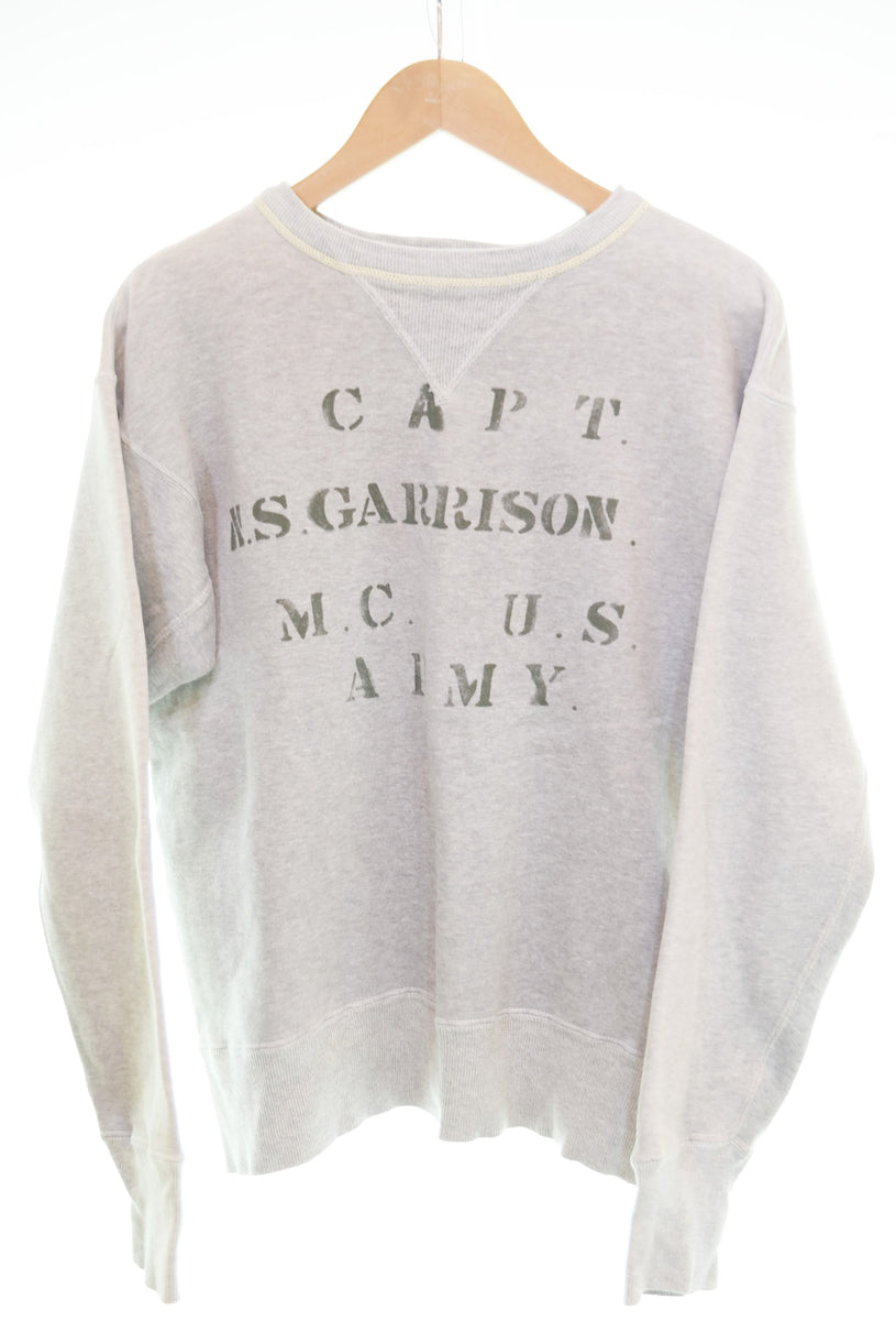 ウエアハウス WAREHOUSE 両V ステンシル スウェット トレーナー 40