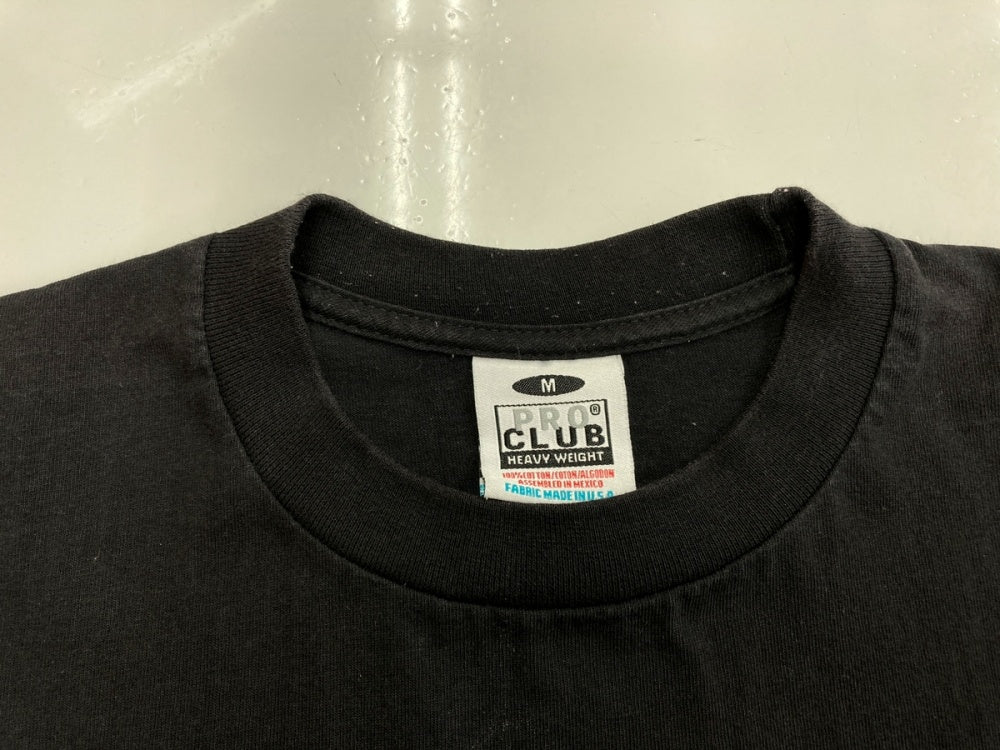 テンダーロイン TENDERLOIN × プロクラブ PROCLUB 19SS TEE WH クルーネック ロゴ BLACK 黒 Tシャツ プリント  ブラック Mサイズ 104MT-289 | 古着通販のドンドンサガール