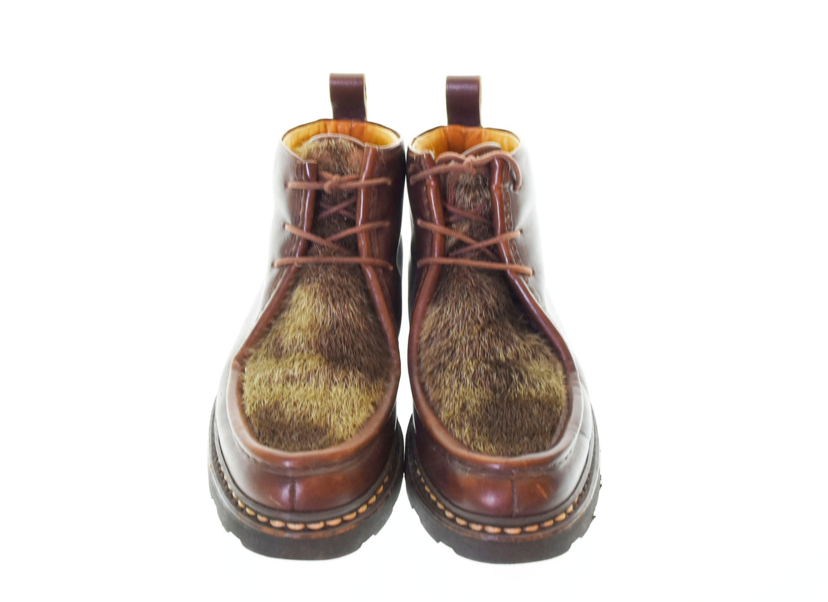 パラブーツ PARABOOT MUCY ミューシー レザー ブーツ 茶 22845 メンズ靴 ブーツ その他 ブラウン 6 103S-345 |  古着通販のドンドンサガール