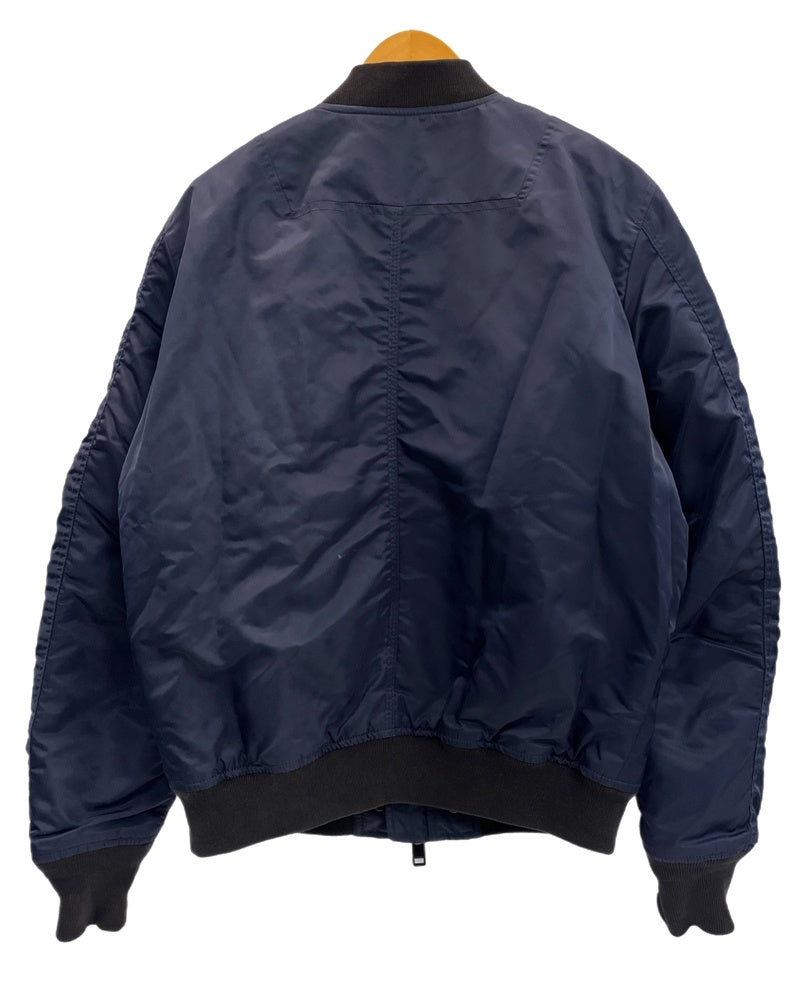 DIESEL◆ブルゾン/S/ナイロン/NVY DIESEL（ディーゼル）の「レディース ジャケット ショート丈 ナイロン