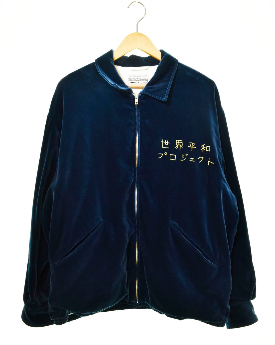 ワコマリア WACKO MARIA 22SS 世界平和プロジェクト VIETNAM JACKET ベトジャン ジャケット 刺繍 ブルー  103MT-282 | 古着通販のドンドンサガール