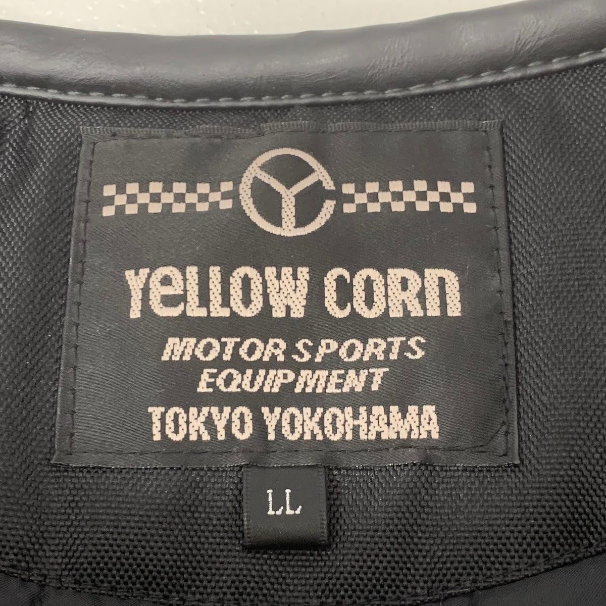 イエローコーン YeLLOW CORN レザーベスト YB-1311 ベスト ブラック LL