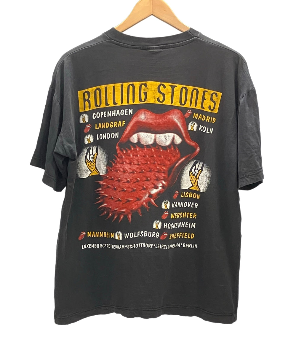 バンドTシャツ BAND-T Vintage ヴィンテージ The Rolling Stones voodoo loungespike tongue ローリングストーンズ  スパイクタン XL Tシャツ プリント ブラック LLサイズ 101MT-2606 | 古着通販のドンドンサガール