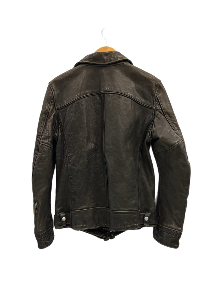 KazutoKJohnbull ジョンブル ダブルライダースジャケット Johnbull ジョンブル ライダースジャケット メンズ ダブル 本革 羊革