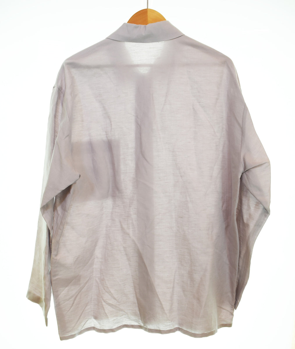 オーラリー シルク リネン ドビー シャツジャケットDOBBY SHIRTS オーラリ― AURALEE SILK LINEN DOBBY SHIRTS JACKET シルク リネン
