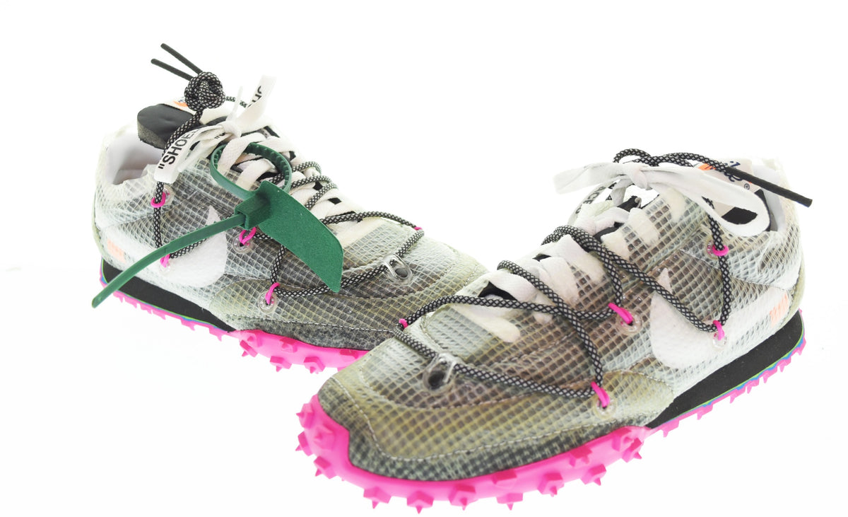 オーダー番号20251221 ナイキ NIKE Off-White Women's Waffle RacerVivid Black オフホワイト