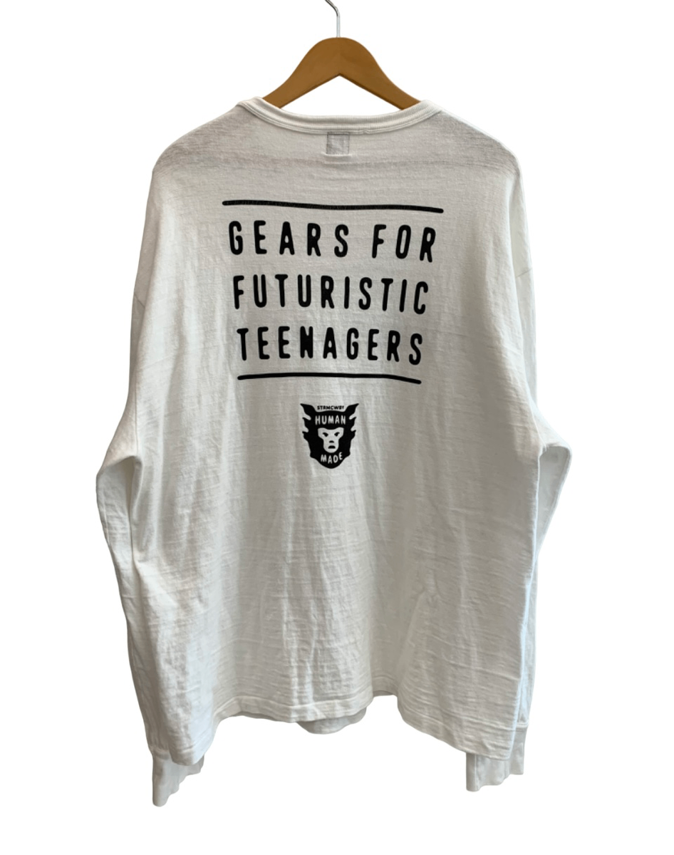 HUMAN MADE DRY ALLS 長袖カットソー HUMAN MADE 長袖カットソー ホワイト HUMAN MADE ヒューマン