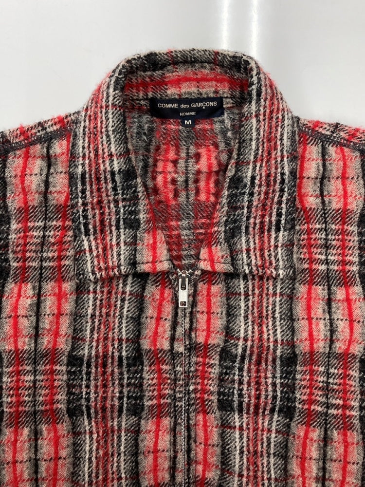 COMME des GARÇONS HOMMEレッド カーディガン COMME des GARÇONS HOMME