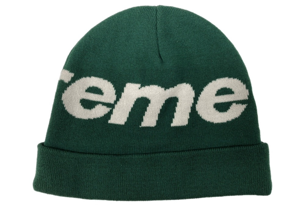 Supreme ニット帽 グリーン シュプリーム SUPREME BIG LOGO BEANIE ビッグ ロゴ ビーニー ニット帽