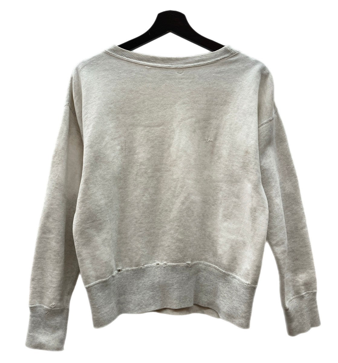 50s 60s ヴィンテージ スウェット グレー 前V 4本針 赤ラバープリント