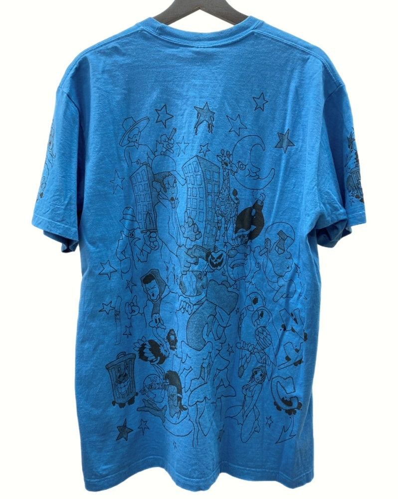 シュプリーム SUPREME 23AW Downtown Tee Faded Blue ダウンタウン T  