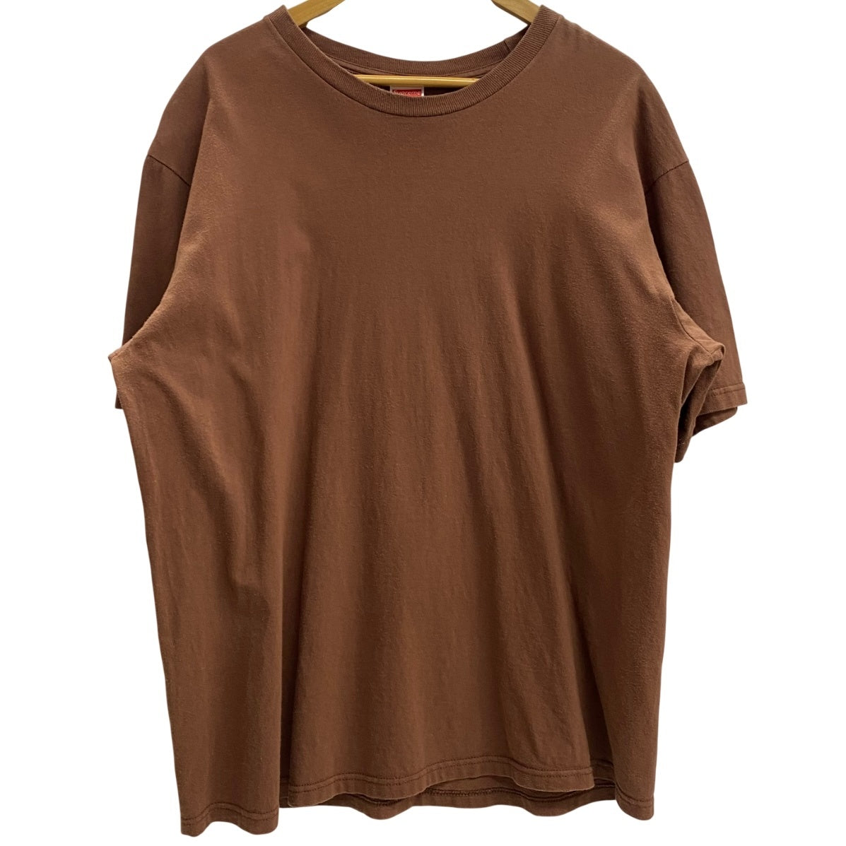 シュプリーム SUPREME FW17 Crash Tee 背面ロゴ Tシャツ ブラウン L