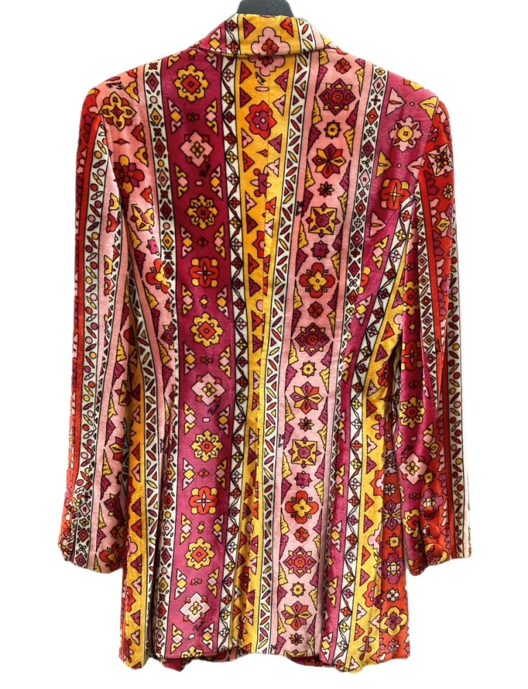 未使用エミリオプッチEMILIO PUCCI Italy製ロングコート38 EMILIO PUCCI（エミリオプッチ）ダウンコート 紫 サイズ:38(S位