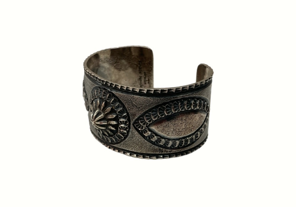 INDIAN JEWELRY NAVAJO SILVER BANGLE / インディアン