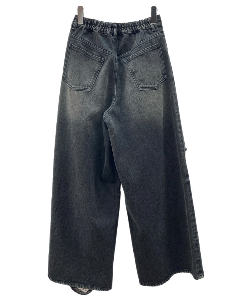 メゾンスペシャル MAISON SPECIAL Ripped Wide Denim ダメージ ワイド
