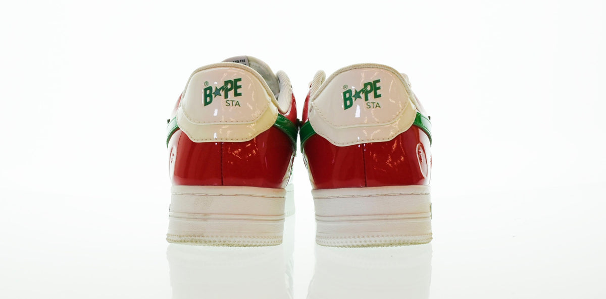 アベイシングエイプ A BATHING APE BAPE STA ベイプスタ スニーカー 白