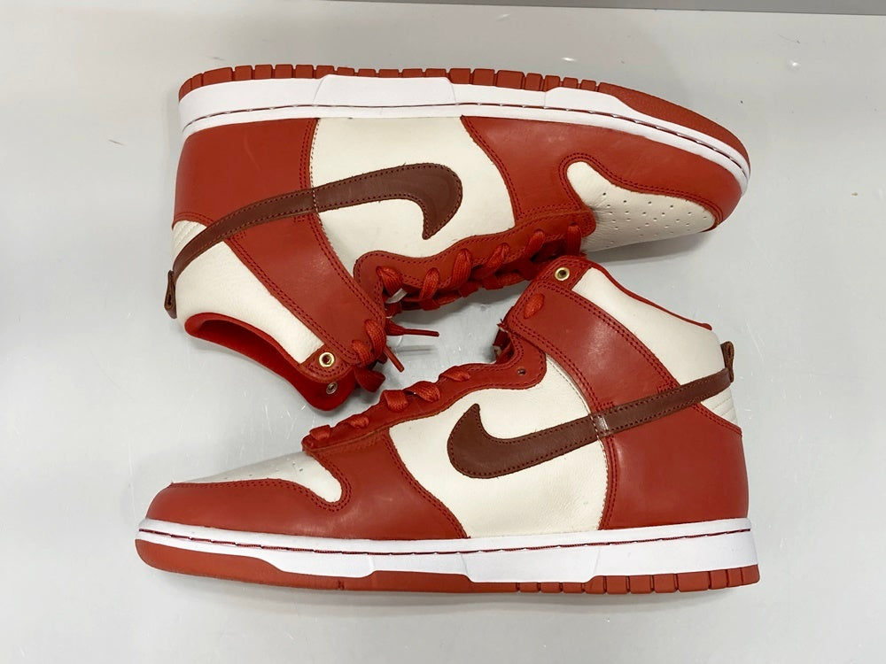 ナイキ NIKE WMNS DUNK HIGH LXX CINNABAR ウィメンズ ダンク ハイ シナバー 赤 DX0346-600 メンズ靴  スニーカー レッド 28cm 101-shoes1602