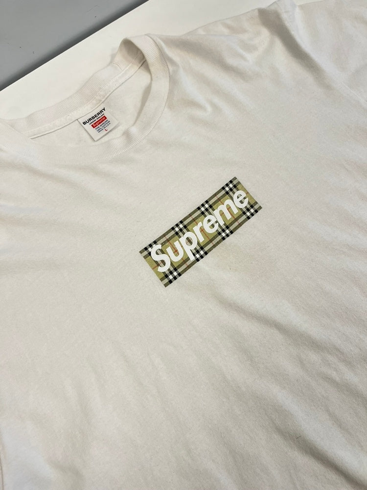 シュプリーム SUPREME ×BURBERRY Box Logo T-Shirt バーバリー