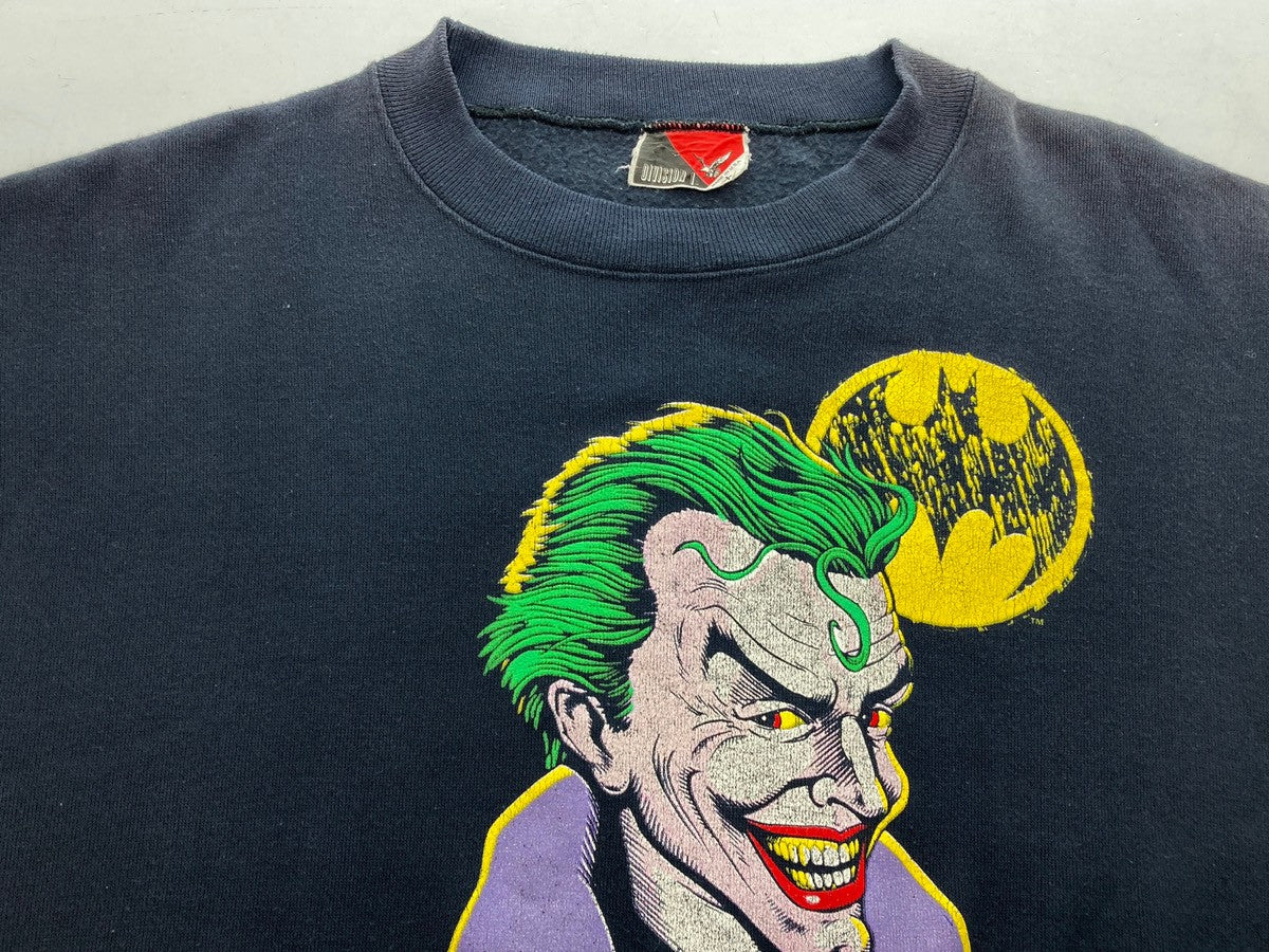 ヴィンテージ VINTAGE ITEM 80's JORKER ジョーカー バットマン アメコミ DC COMICS USA製 1989 黒 - XL  スウェット キャラクター ブラック 104MT-347 | 古着通販のドンドンサガール