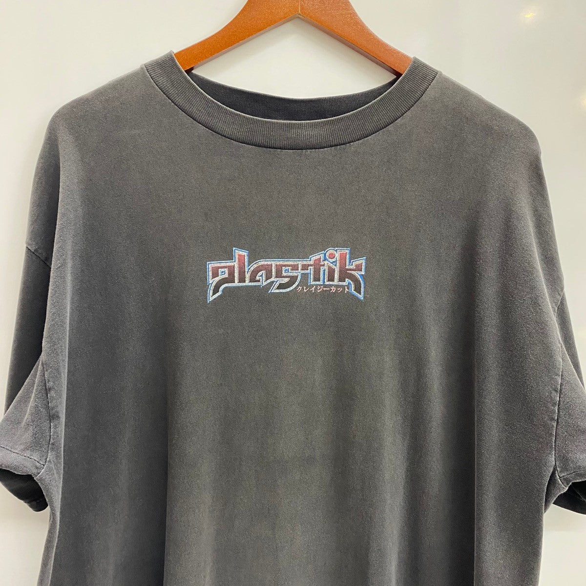 Ms207 古着　90s PLASTIK クレイジーカット　Tシャツ　アニメ Ms207 古着 90s PLASTIK クレイジーカット Tシャツ アニメ
