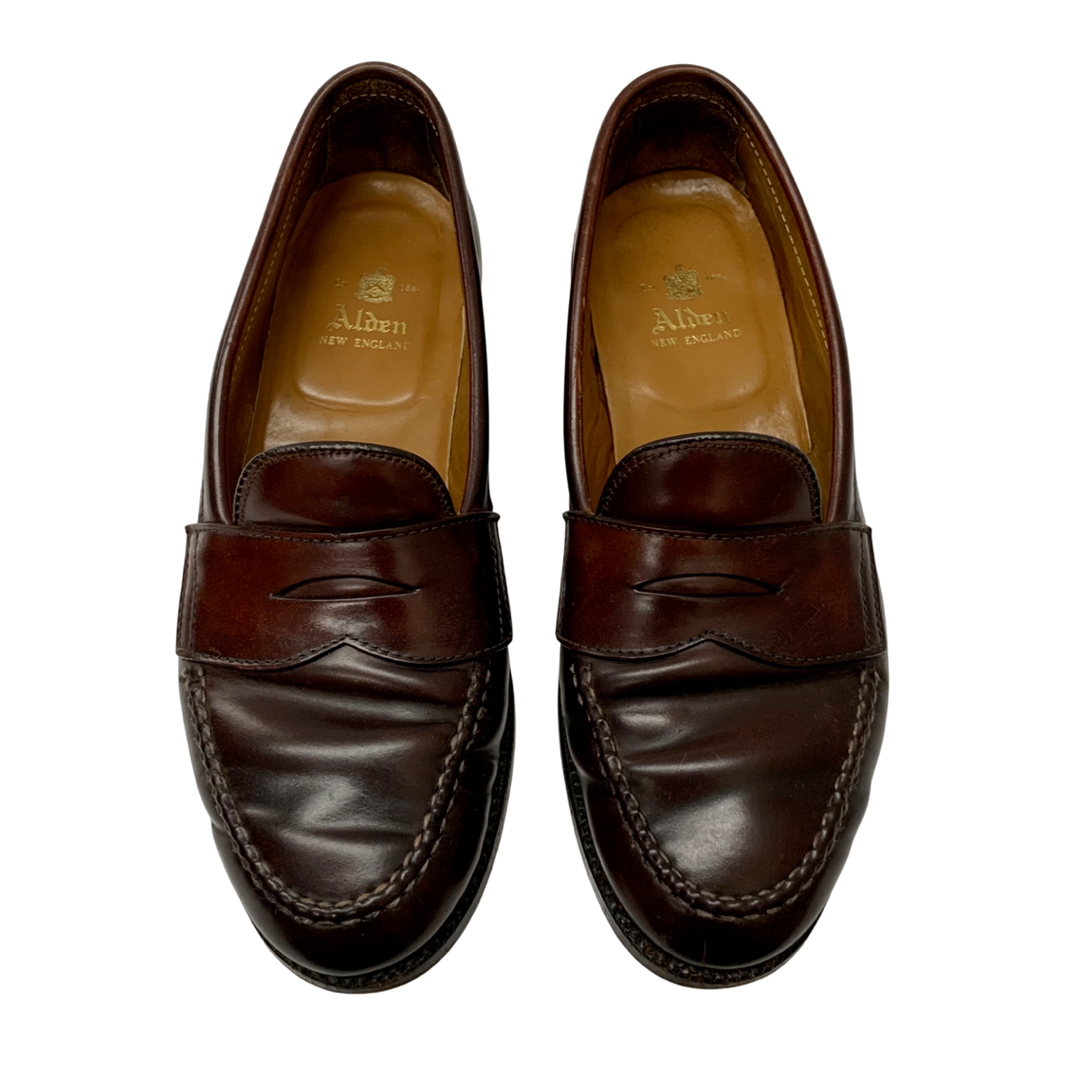 オールデン6716 ペニーローファーバーガンディコードバンALDEN