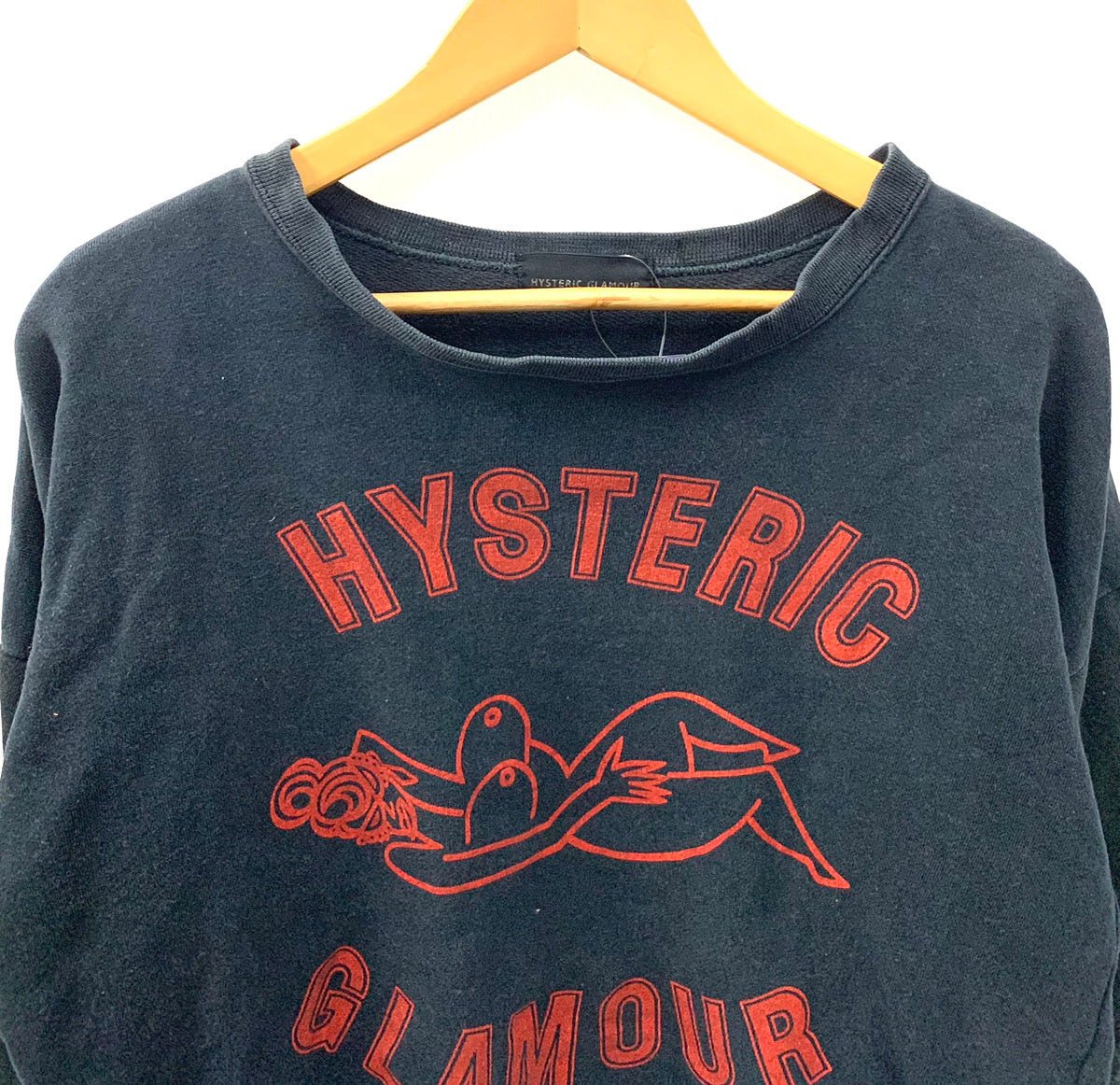 ヒステリックグラマー HYSTERIC GLAMOUR ヒスガール 短丈 ロンT ロゴ