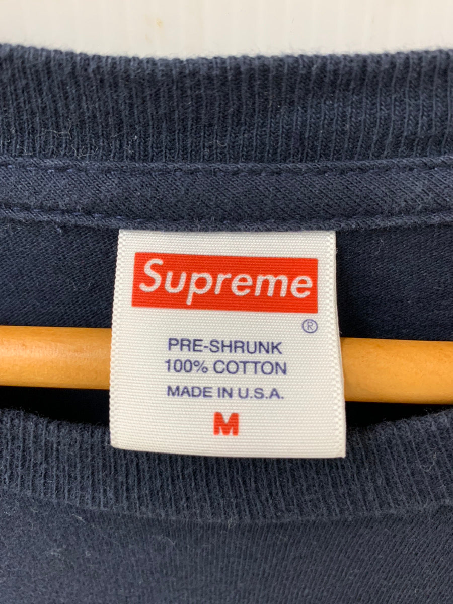 正規代理店 supreme ロンT ネイビー M sandhollowresort.com