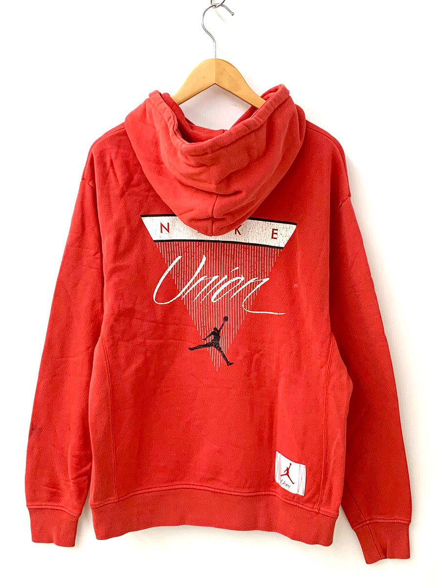 ナイキ NIKE ジョーダン JORDAN × ユニオン UNION AS VAULT AJ FLIGHT PO HOODIE プルオーバー  フーディー パーカ プリント レッド Mサイズ 201MT-1244