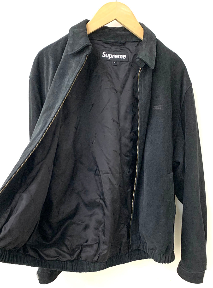 素材スエードsupreme suede harrington  jacket