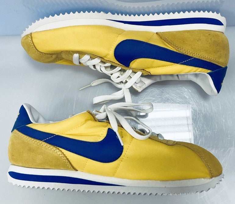 ※観賞用※ナイキ NIKE CORTEZ 2 MEDUIM YELLOW/ROYAL BLUE コルテッツ 2 ミディアムイエロー/ロイヤルブルー  ナイロン 黄 青 イエロー ブルー シューズ 902024-741 メンズ靴 スニーカー イエロー 27.5cm 101-shoes197