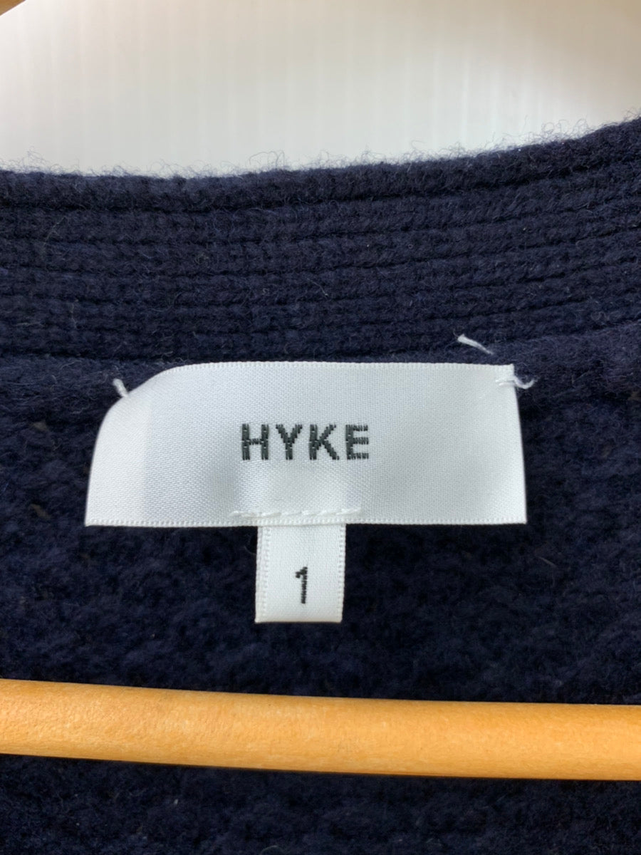 HYKE カーディガン　ネイビー　サイズ1