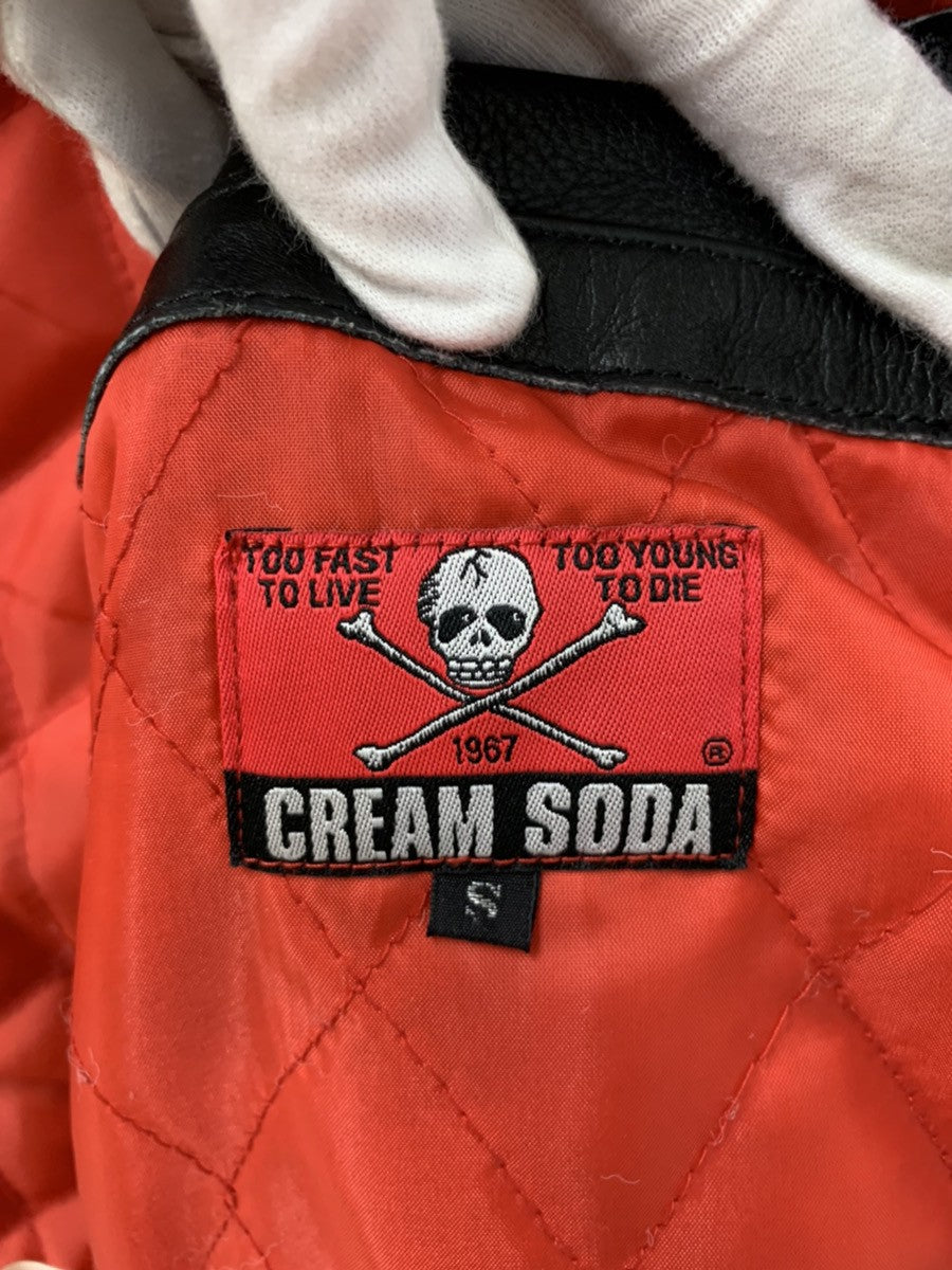 クリームソーダ CREAM SODA レザージャケット 革ジャン ジップアップ